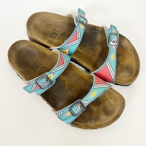 Birkenstock Arizona Aztec Slip On Sandals Size 6
